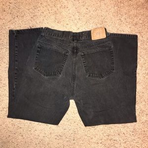 VINTAGE BLACK BUTTON FLY BEST IN DENIM MOM JEAN